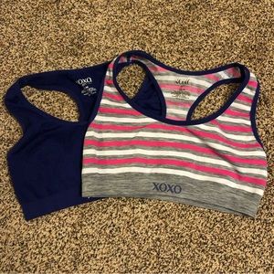 XOXO Girl Bralettes Sz 32/M Lot of 2